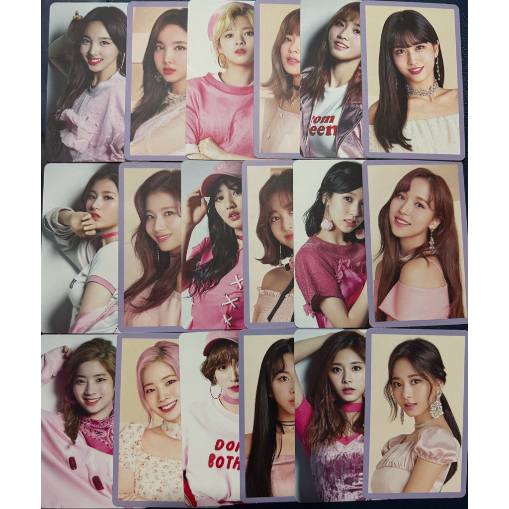 TWICE TWICE3 Japan Album ชุดโฟโต้การ์ดอย่างเป็นทางการ