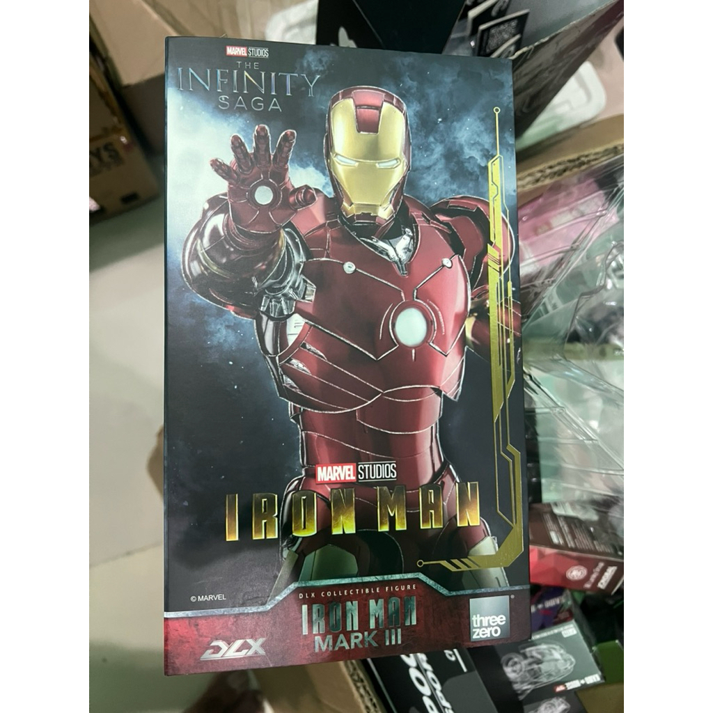 IRON MAN MARK 3 III DLX ฟิกเกอร์ THREE ZERO UNSEAGLED