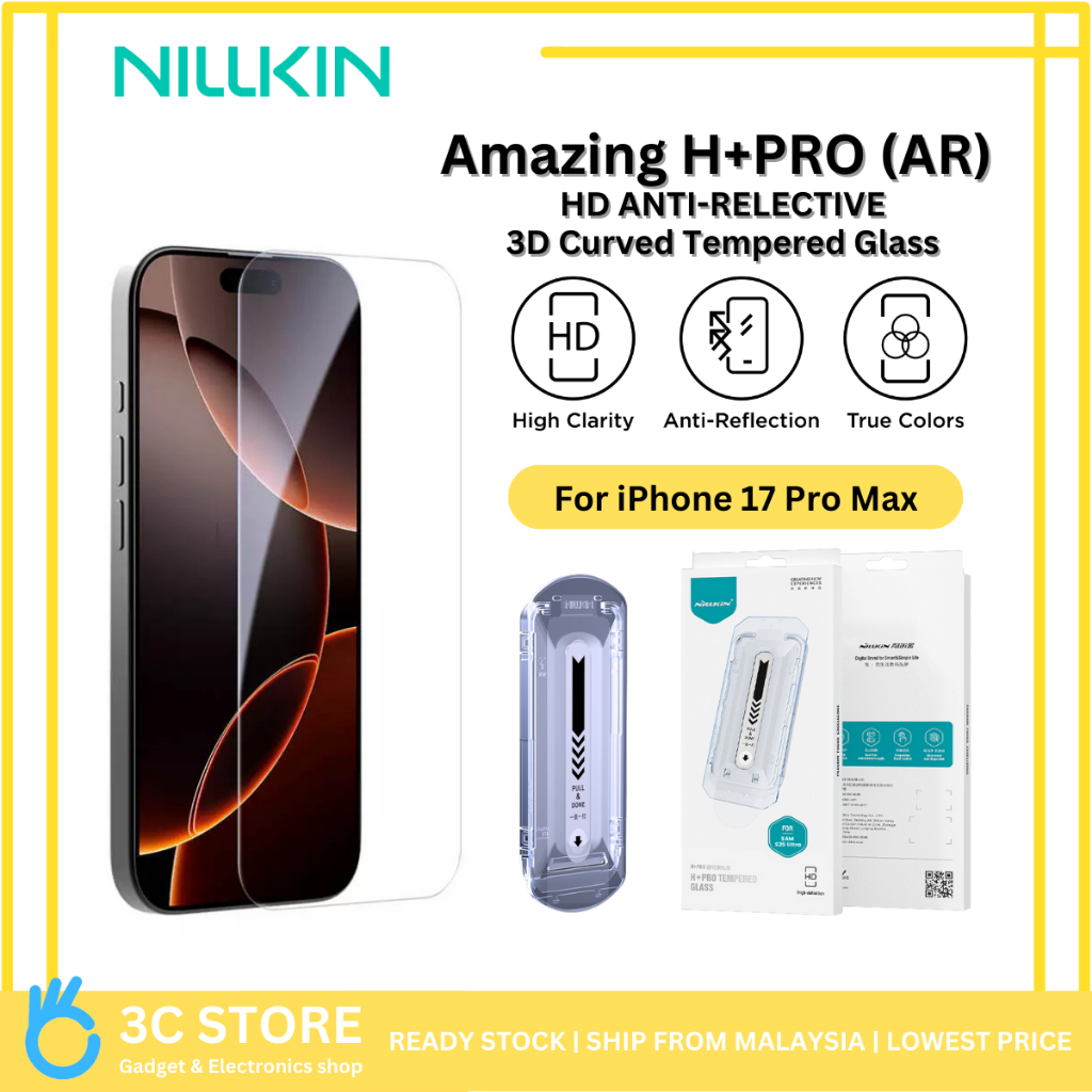Nillkin H + Pro (AR) สําหรับ iPh 18 Pro Max/18 Pro/17 Pro Max/17 Pro/17Air/16 ProMax/16 Pro 3D ป้องก