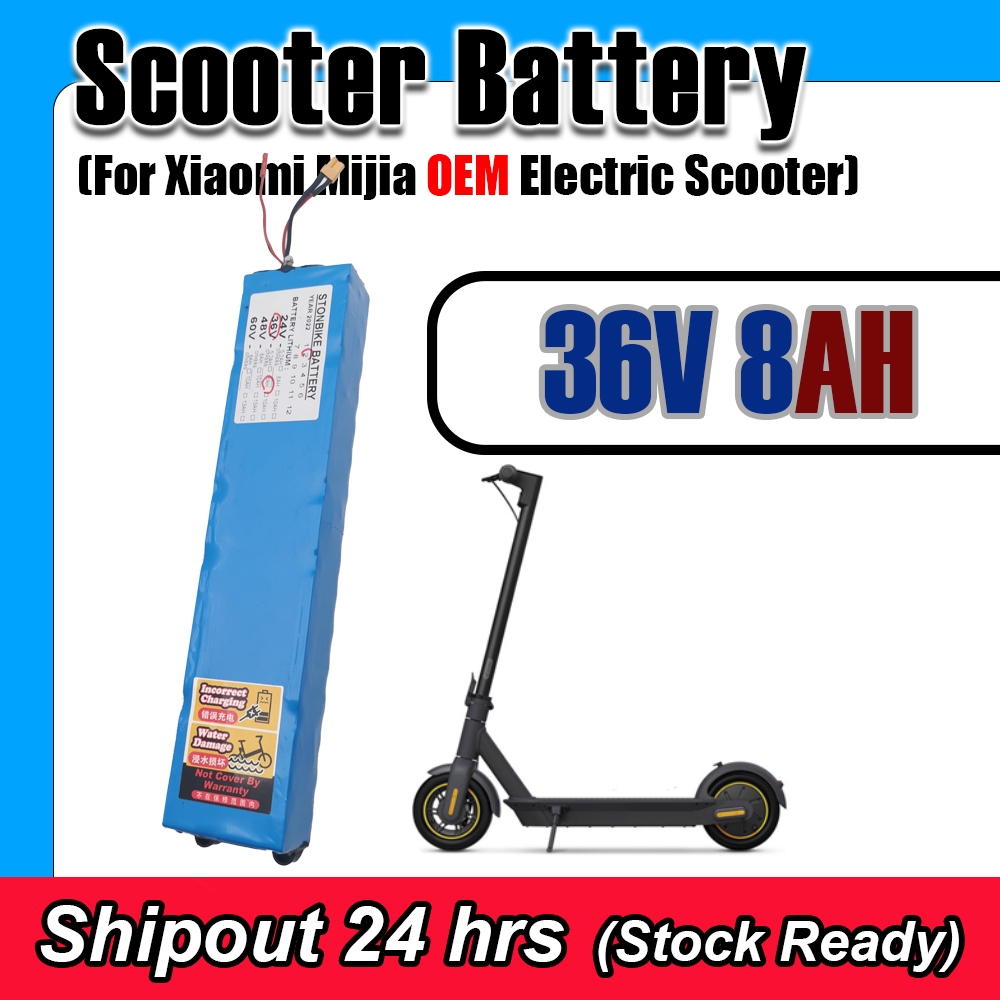 STONBIKE M365 36V 8AH รีเซ็ตแบตเตอรี่ LITHIUM สําหรับ M365 S1 สกู๊ตเตอร์ BATERI UNTUK SKUTER M365 S1