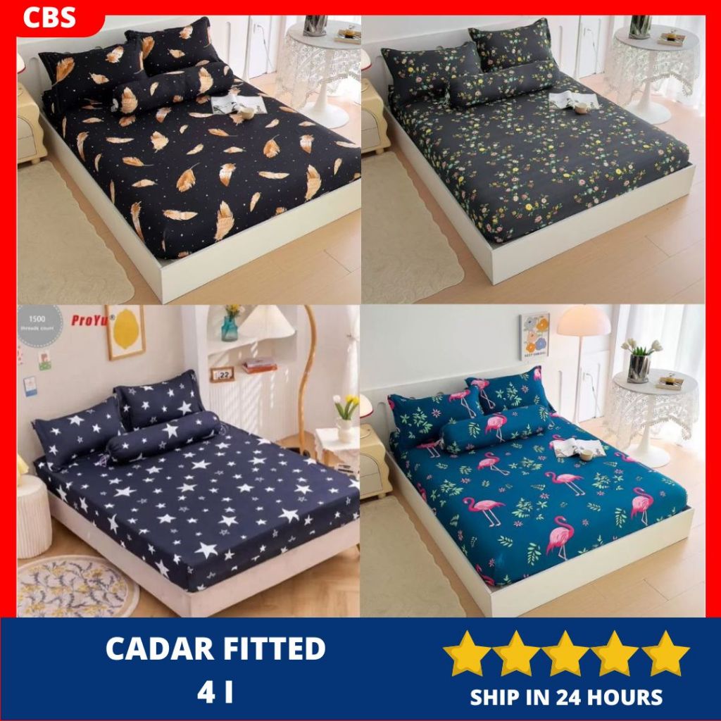 Cadar ติดตั้ง 4 in 1 Queen King