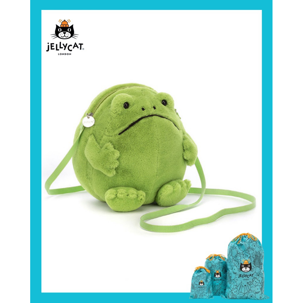 กระเป๋า Jellycat Ricky Rain Frog ของแท้ Jellycat