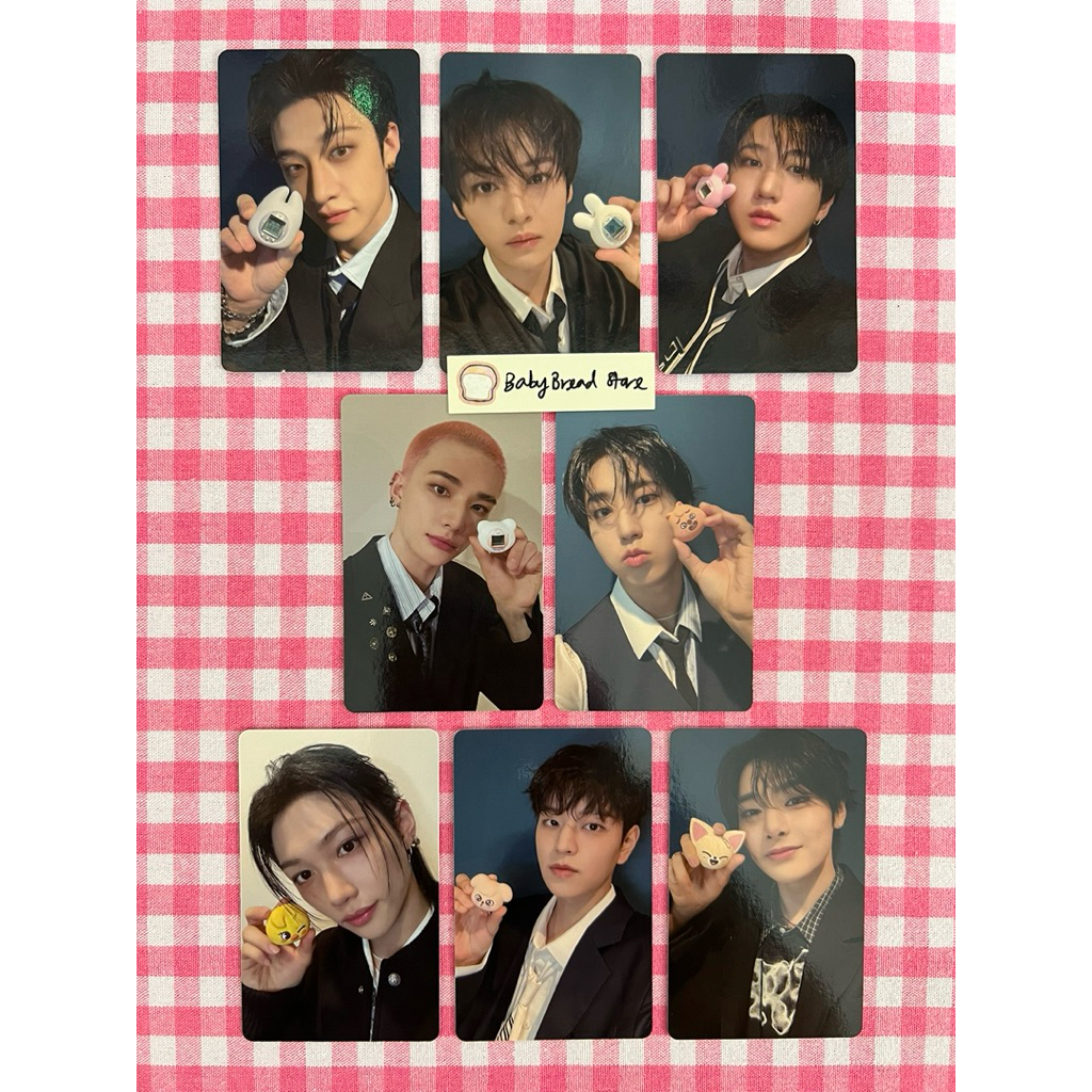 การ์ดภาพถ่ายอย่างเป็นทางการ Stray Kids SKZOO Tamagotchi ของญี่ปุ่น