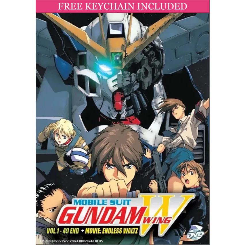 Mobile Suit Gundam W Wing (149) + Movie: Endless Waltz Anime DVD [จัดส่งรวดเร็ว]