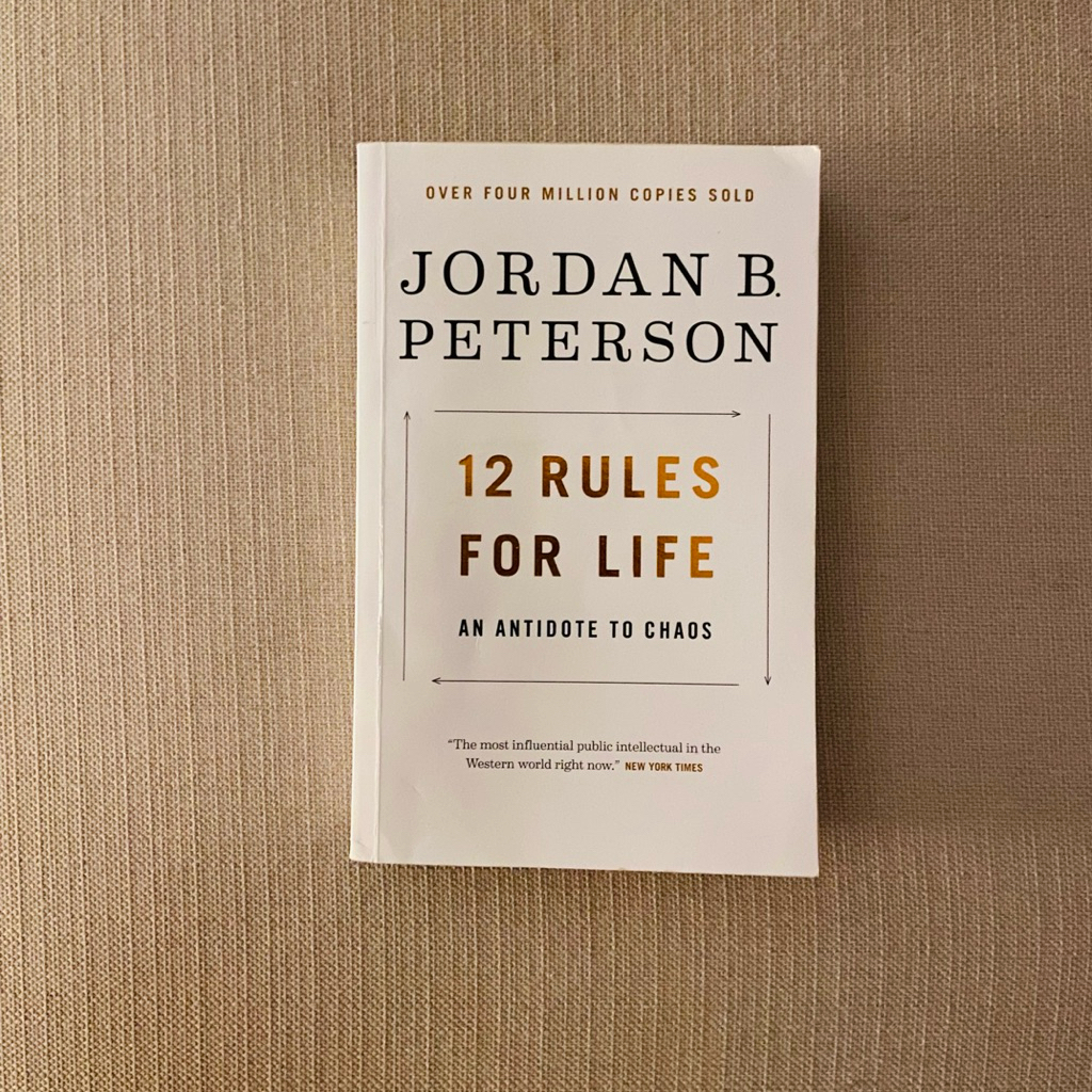 12 กฎสําหรับชีวิต Jordan B หนังสือช่วยเหลือตนเองมือสอง Peterson