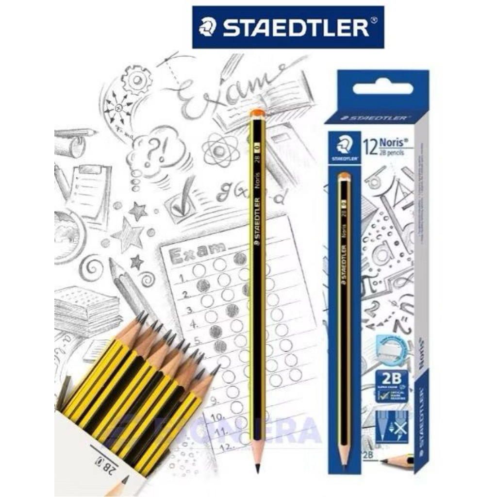 ดินสอ Staedtler Noris 2B / ดินสอ 120-2B (12 ชิ้น)