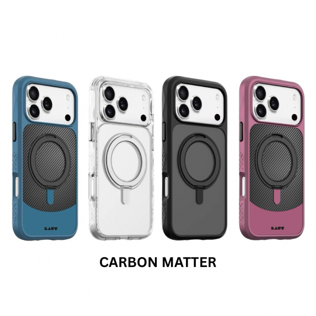 เคส LAUT CARBON MATTER สําหรับ iPhone 17 Pro Max/17 Pro