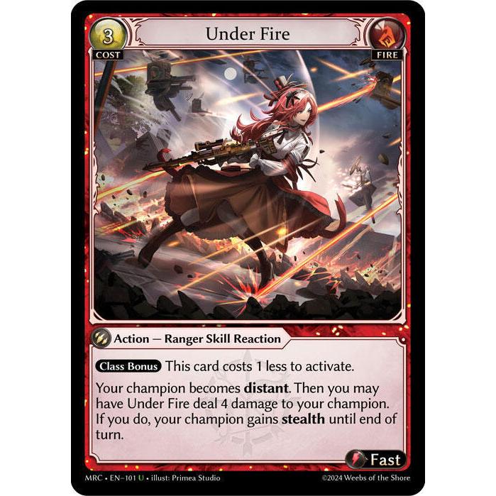💥 Grand Archive TCG | ใต้ไฟ (ยู) | EN-101 การ์ดเดี่ยว MRC