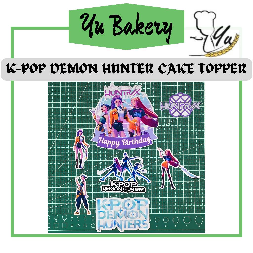 K-POP Demon Hunter เค้ก Topper 7 ชิ้น
