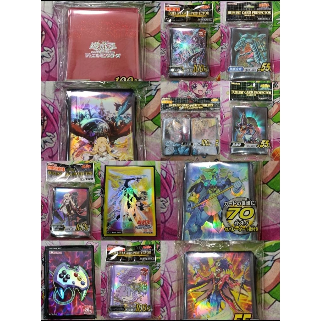 YUGIOH KONAMI Card Sleeve Duelist Card Protector ( 55 ชิ้น/70 ชิ้น/80 ชิ้น/100 ชิ้น)