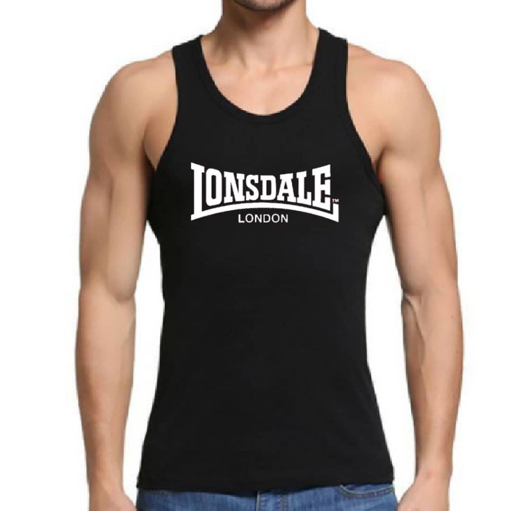 NEW ARRIVAL ผู้ชาย SINGLET L0NSDALE L0ND0N PREMIUM QUALITY 100%COTTON