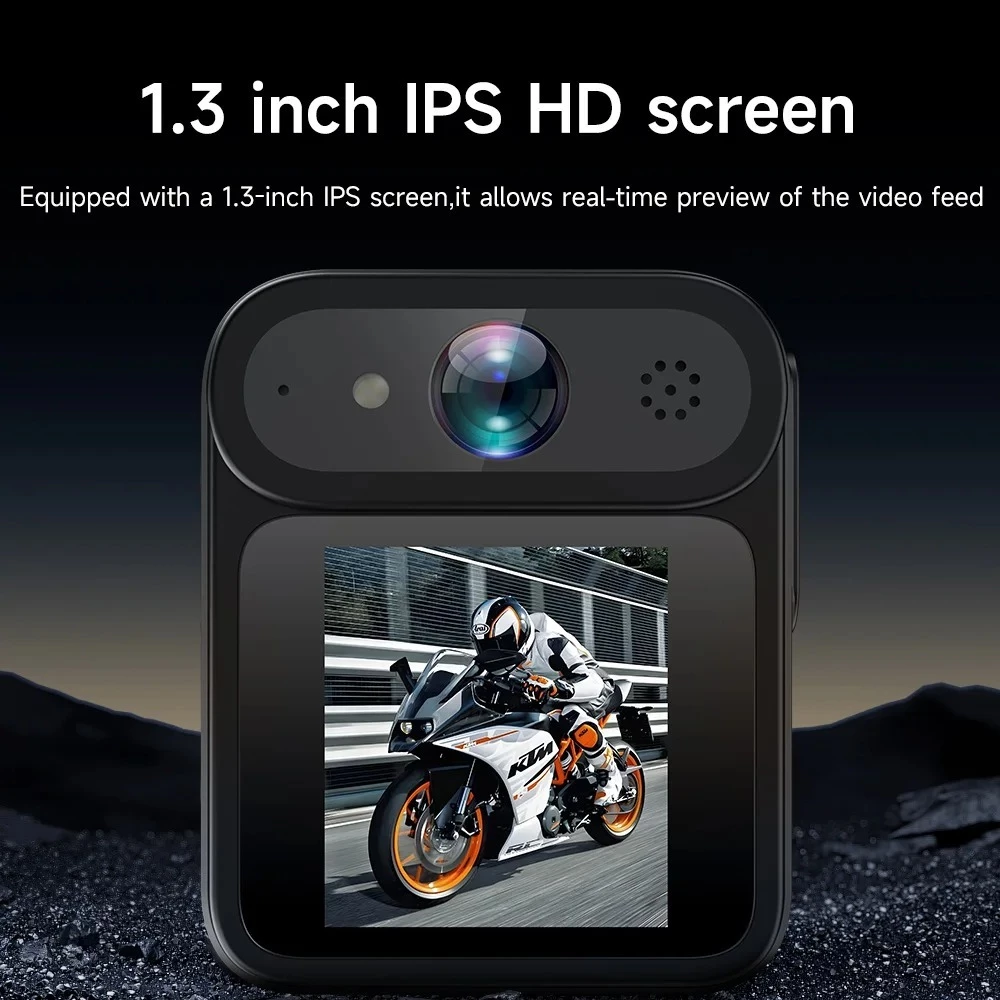 กล้องติดรถจักรยานยนต์ Wifi DVR Dash Cam เลนส์หน้า 1.3 นิ้ว thumbnail 5