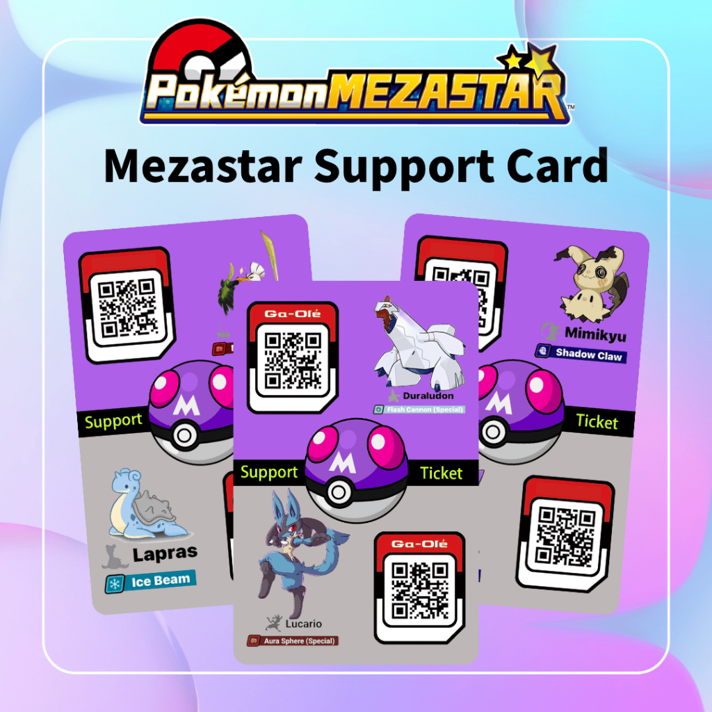 การ์ด Pokemon Meezastar Support !