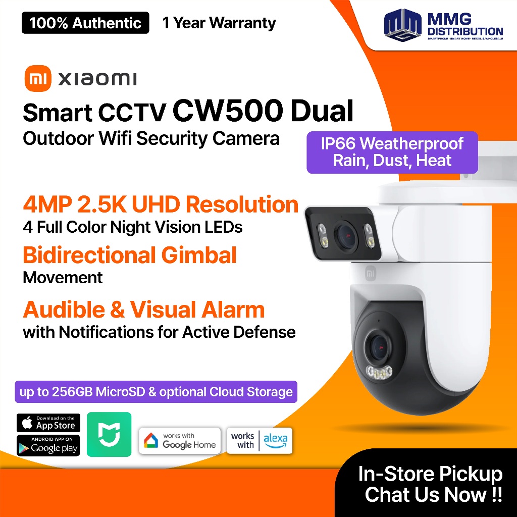 กล้องกลางแจ้ง Xiaomi CW500 Dual Wifi Security Camera กล้องวงจรปิด