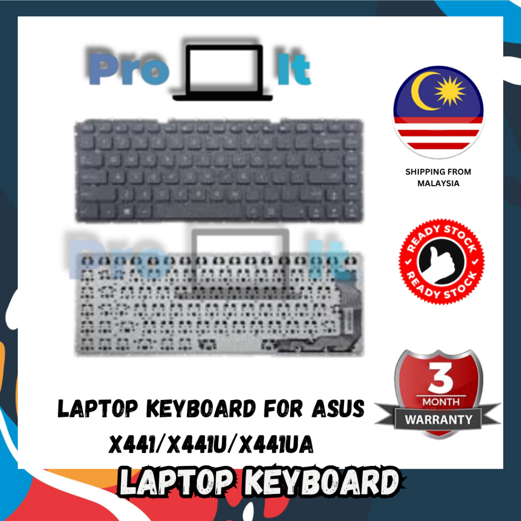แป้นพิมพ์แล็ปท็อปสําหรับ Asus X441/X441U/X441Ua