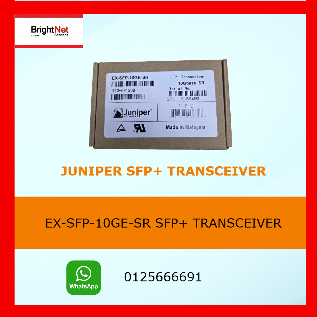 Juniper EX-SFP-10GE-SR SFP+ 10G SR