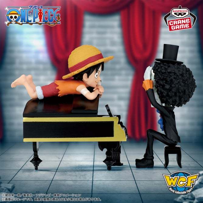 BANPRESTO WCF ONE PIECE WORLD COLLECTABLE FIGURE LOG STORIES -MONKEY D.LUFFY & BROOK-