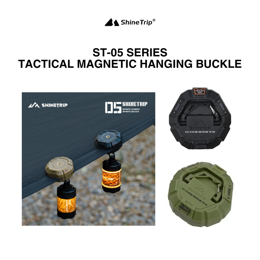 SHINETRIP ST-05 Series ยุทธวิธีแม่เหล็กแขวนหัวเข็มขัดคลิปตะขอ A550-H00 / A550-T00 / A550-D00