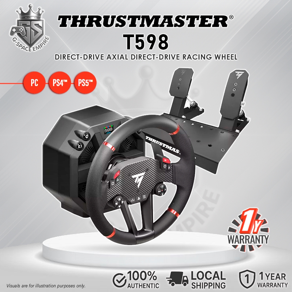 ล้อขับเคลื่อนแกนตรง Thrustmaster T598 | PS5, PS4 และ Windows | รับประกัน 1 ปี