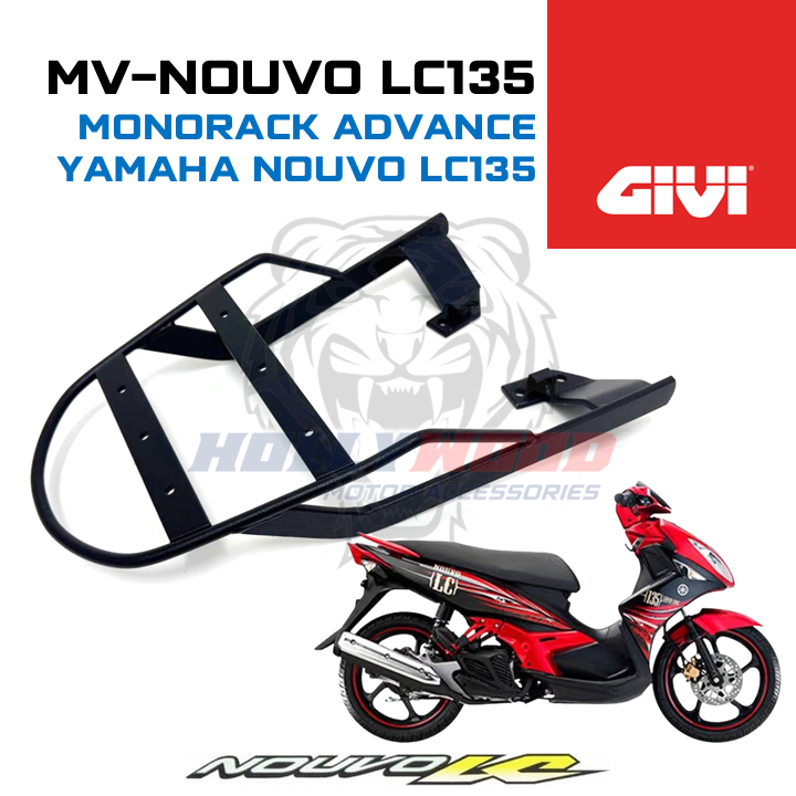 GIVI MONORCK YAMAHA NOUVOLC / NOUVOS + กล่อง GIVI TANKER ABS TOP BOX