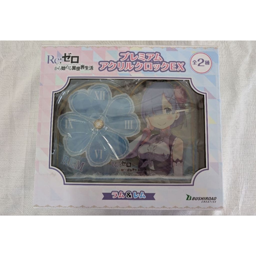 Re:Zero นาฬิกาอะคริลิคระดับพรีเมียม EX Rem