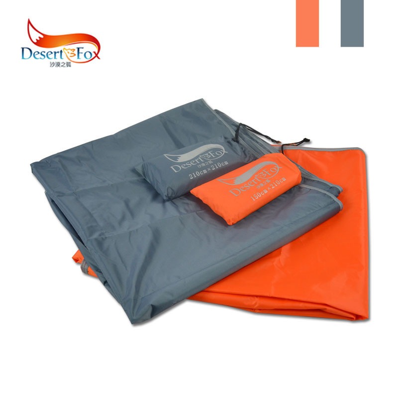 Desert Fox เต็นท์กันน้ําชั้น Tarp เสื่อปิกนิก Ultralight กระเป๋าเต็นท์ Footprints ชายหาด Tarp พร้อมก