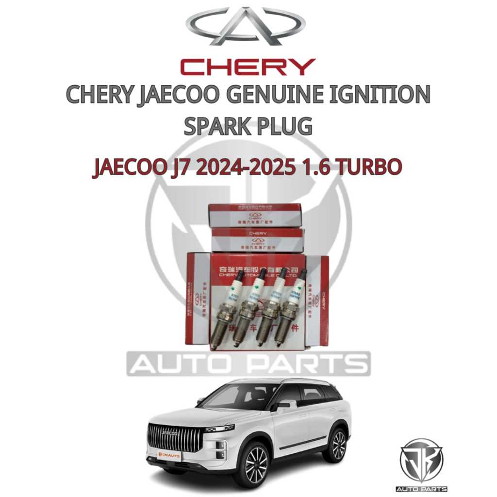 JAECOO ENGINE IGNITION SPARK PLUG JAECOO J7 2024-2025 1.6 TURBO (1SET=4PCS) (F4J16-3707010)