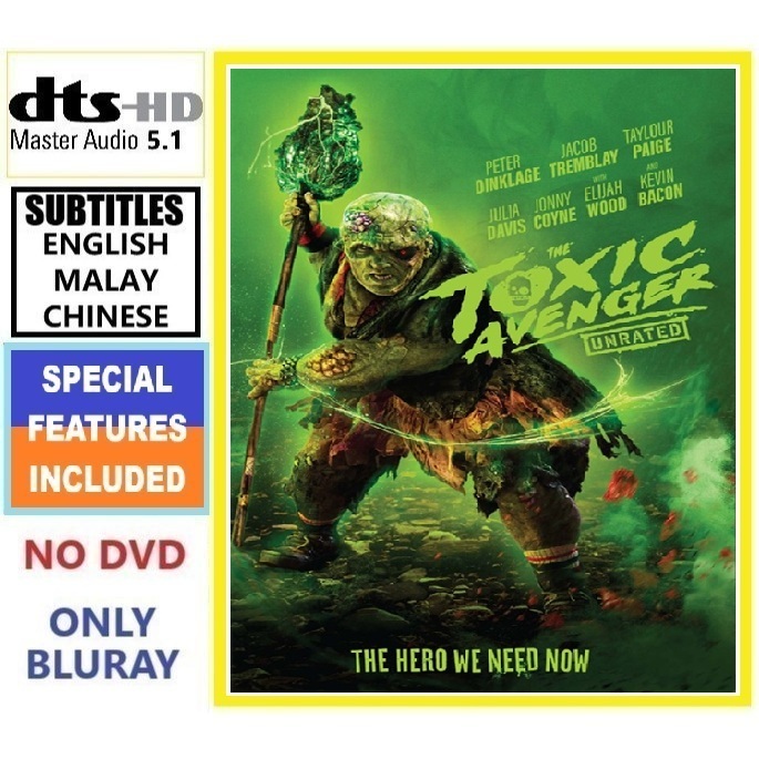 T4954 The Toxic Avenger (2023) แอคชั่น/มามี่/สยองขวัญ Aksi/Komedi/Seram