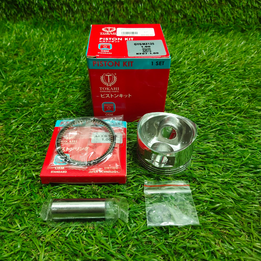 TOKAHI PISTON KIT SET MZ125 / GY6 YAMAHA 56MM/56.25MM/56.50MM/56.75MM/57.25MM/57.25MM/58MM