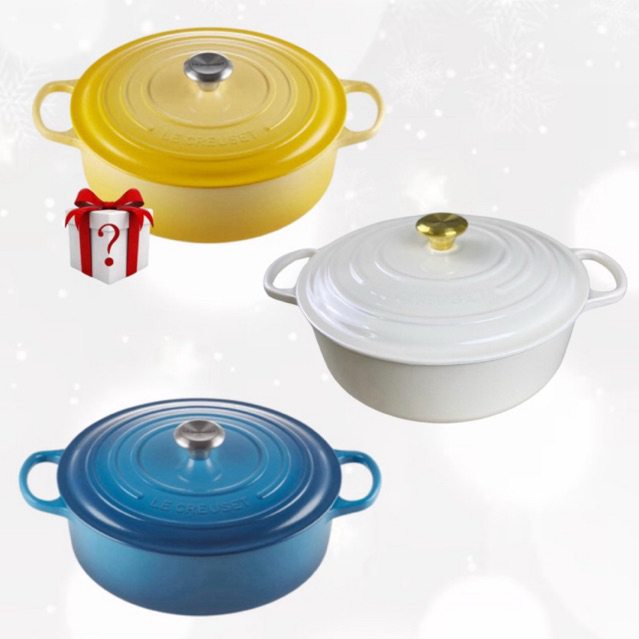 Le Creuset 30 ซม. Risotto Pot เหล็กหล่อลายเซ็น