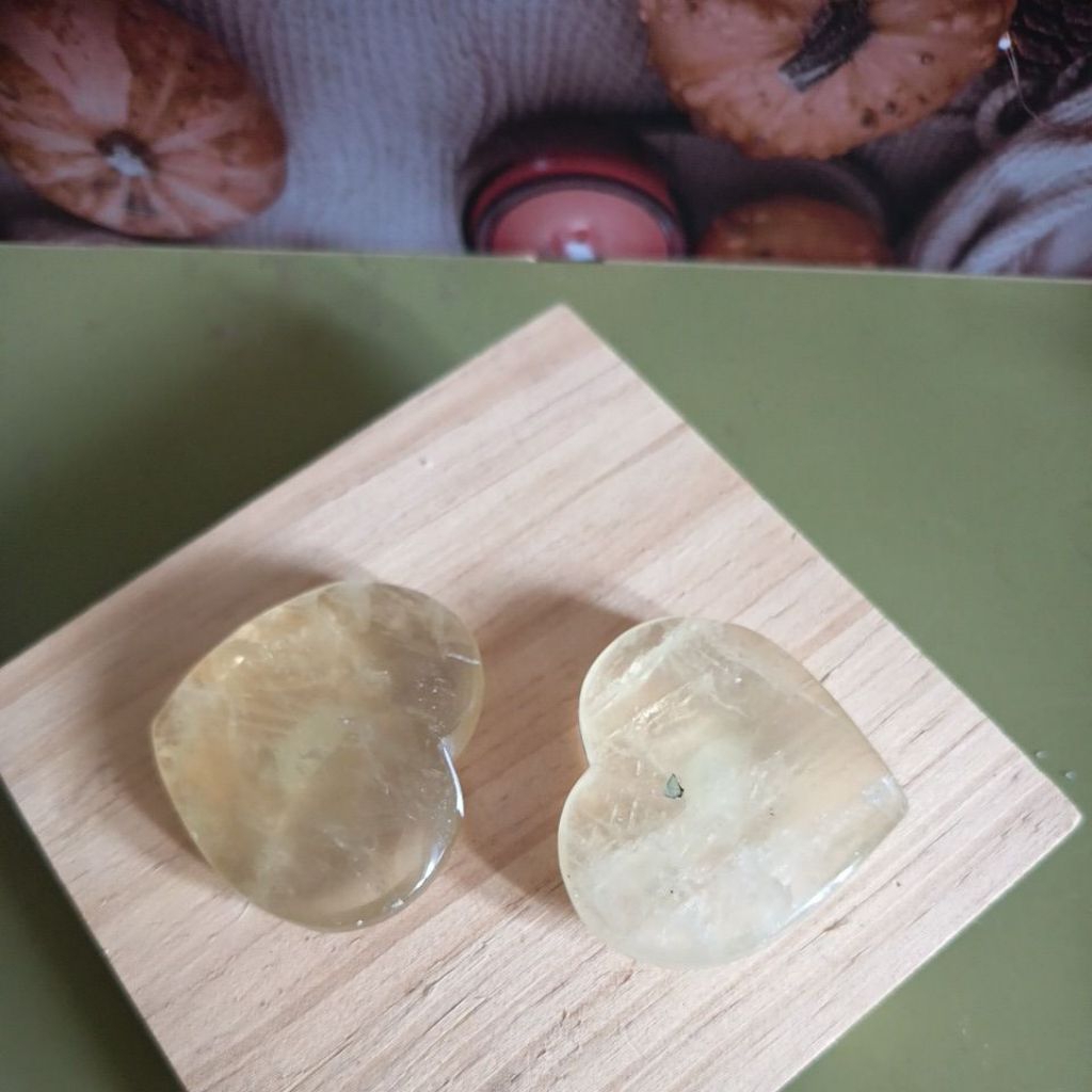 Jua 60 ซิทรินคริสตัลธรรมชาติรูปหัวใจ .1 สําหรับ Rm19