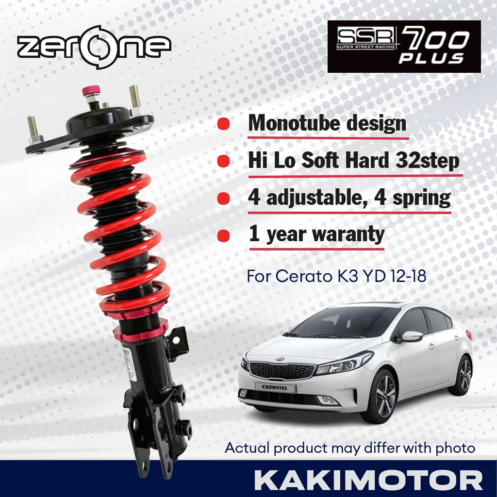 KIA CERATO K3 YD 12-18 - ZerOne SSR700 PLUS Hi-Lo Soft/Hard Bodyshift ปรับได้