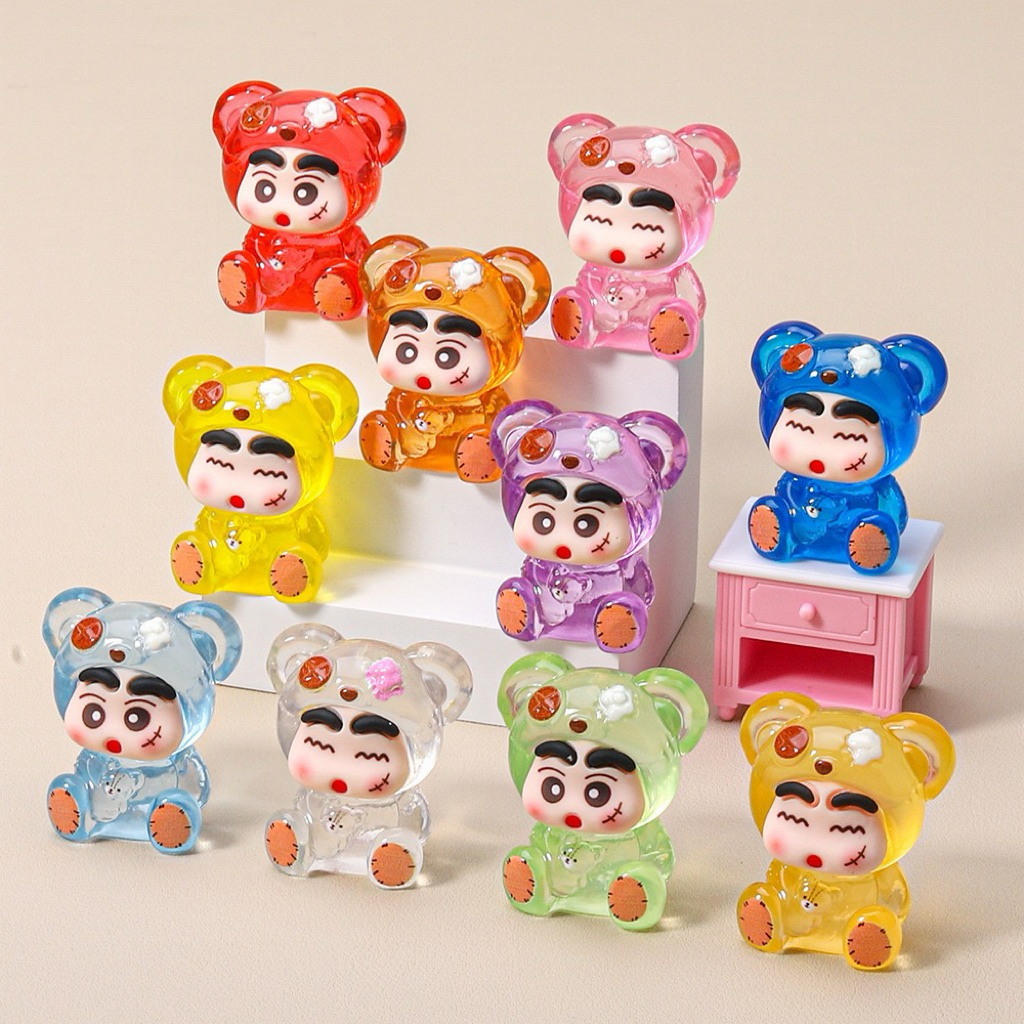 透气色 doll 小新 Crystal PlushBear SinChan - GAME TIKAM / BLIND BOX GAME / เกม