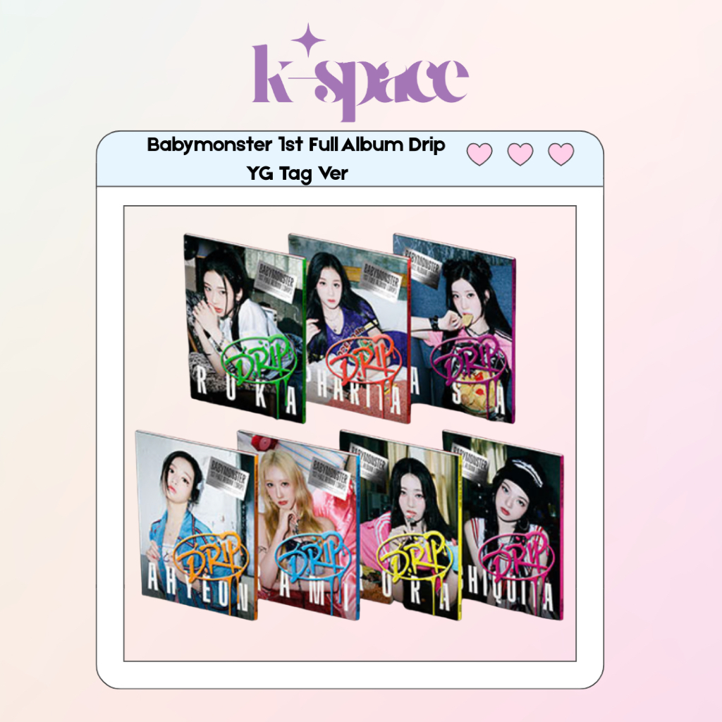 Babymonster 1st Full Album Drip YG Tag Ver