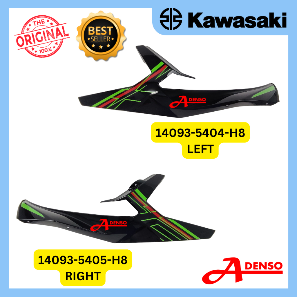 ZX2R 2023-2024 ฝาครอบ KNEE GRIP ภายนอก & RIGHT (ORIGINAL100%KAWASAKI) 14093-5404-H8 LEFT 14093-5405-