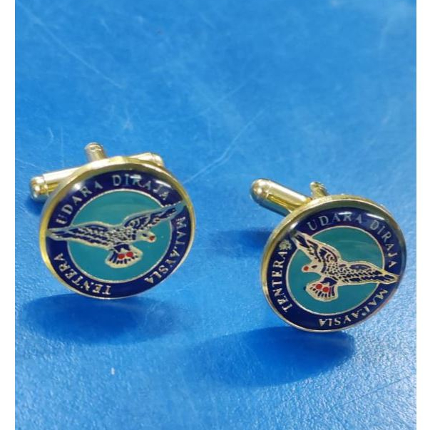 Cufflink TUDM no 3 cufflink one Couples คุณภาพดีที่สุด (2in1)