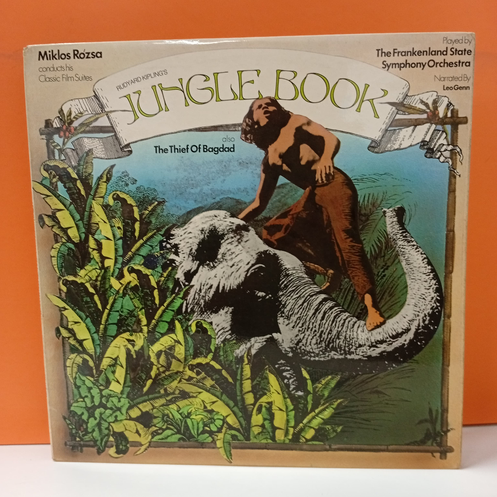 RR54-30 LP TERPAKAI [ JUNGLE BOOK SUITE - THE FRANKENLAND STATE SYMPHONY ORCHESTRA ] LP ใช้แล้ว < G 