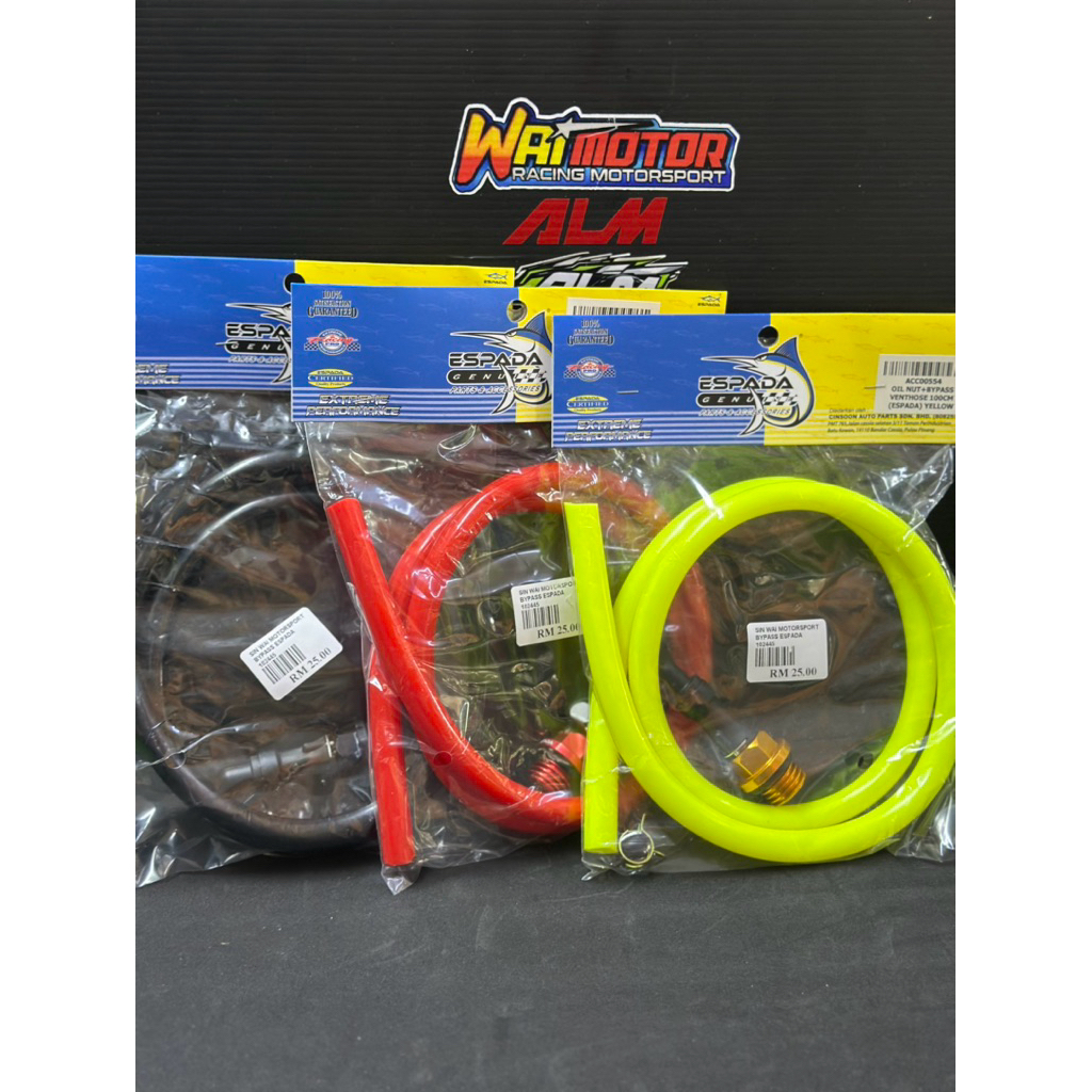 BYPASS ESPADA JOINT UNIVERSAL + HOSE Y15 SRL LC135 RS150 EX5 WAVE