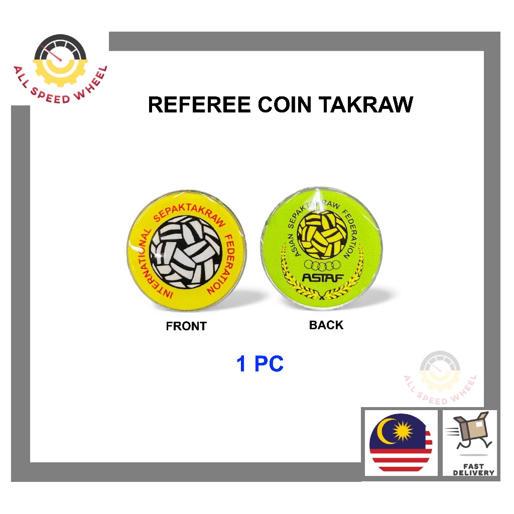 1 COMBO SET PENGADIL TAKRAW/UMPIRE REFEREE ชุดเครื่องมือ/การ์ด/COIN/ถุง/TOS UMPIRE/ฟรี WHISTLE/ของเล