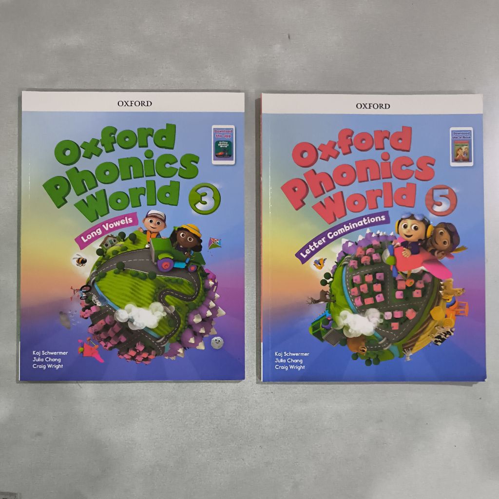 USED MB3-1213MZ Oxford Phonics World 2,3,4,5 (หนังสือเหมือนใหม่)