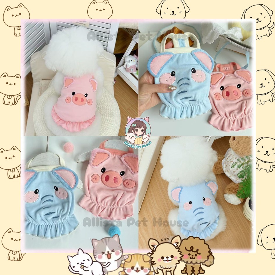 เสื้อผ้าสัตว์เลี้ยง เสื้อผ้าสุนัขแมวเสื้อยืด Baju Kuching 宠物衣服 猫狗衣服 无线夏天然衣服