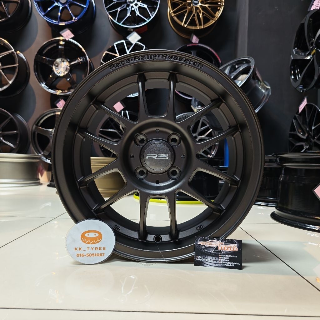 [4 ชิ้น] ขอบกีฬาใหม่ 15 นิ้ว R3 S1K 15X7JJ ET35 4H100 MAGMA