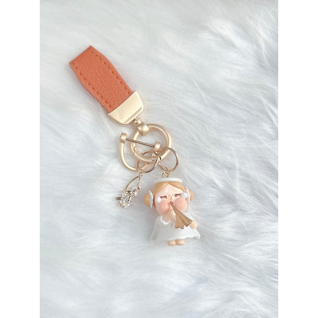 น่ารัก SP Molly Dimoo Zora Cry baby พวงกุญแจรถหนังสําหรับสมาร์ทคีย์คริสต์มาสปีใหม่