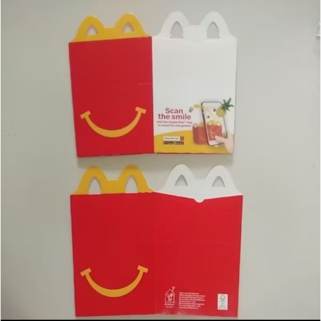 ️2nd Kotak Mcd Happy Meal Box กล่องเปล่า