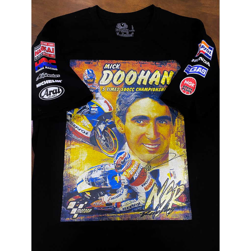 เสื้อยืดย้อนยุค- Mic Doohan Honda Racing 90 s-NSR500 motogp