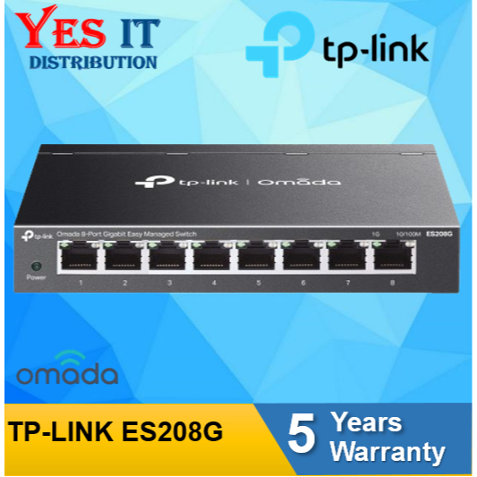 TP-LINK OMADA ES216G / ES208G / SG1016D / SG1016PE / SG1024D 16-Port/ 24-Port Gigabit Desktop/ Rackm