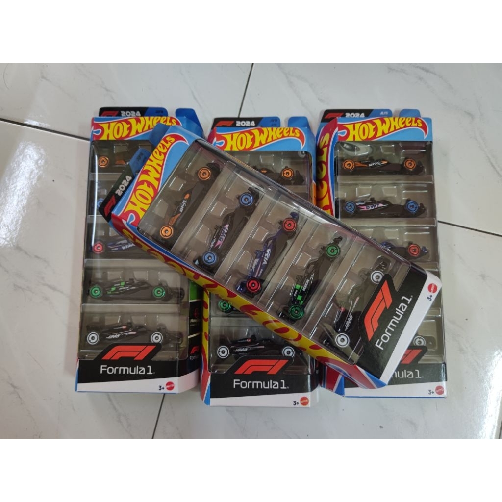 Hotwheels 5 แพ็ค f1 สูตร 1 2024 JGF58 mclaren alpine redbull