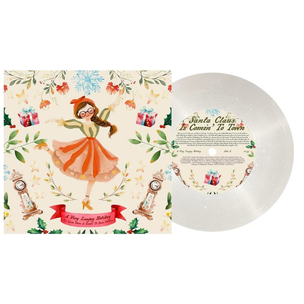 Laufey - วันหยุด Laufey มาก: Santa Claus Is Comin To Town ( Snow Globe Glitter 7" นิ้ว Vinyl /LP ) 2