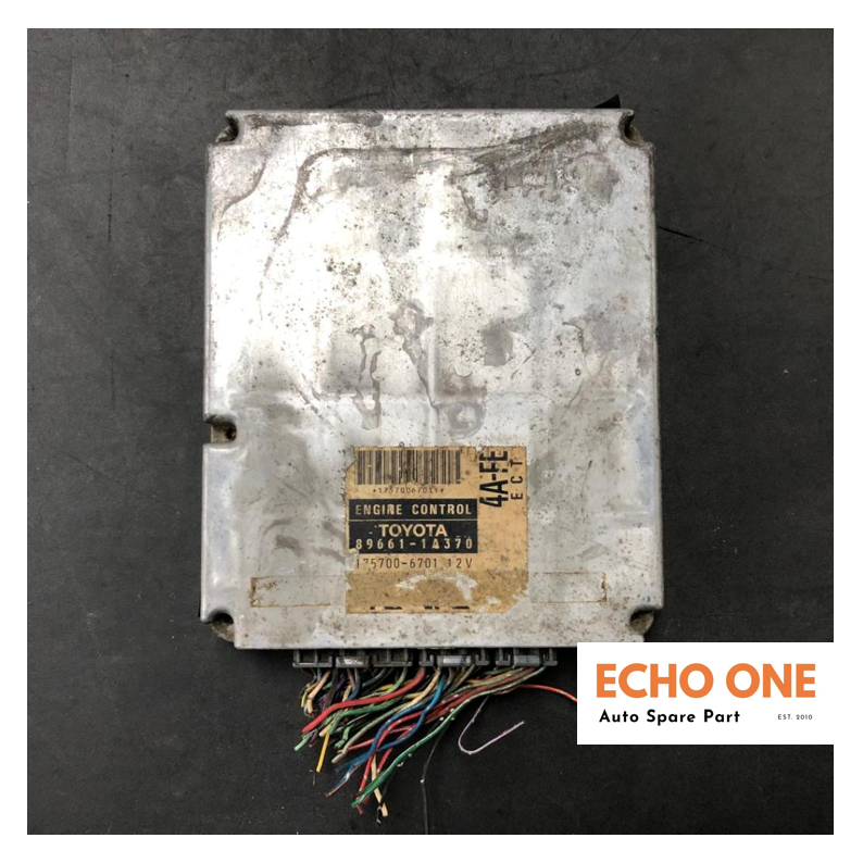 TOYOTA COROLLA CERES ชุดควบคุมเครื่องยนต์ ECU 4A-FE ECT 89661-1A370 ใช้