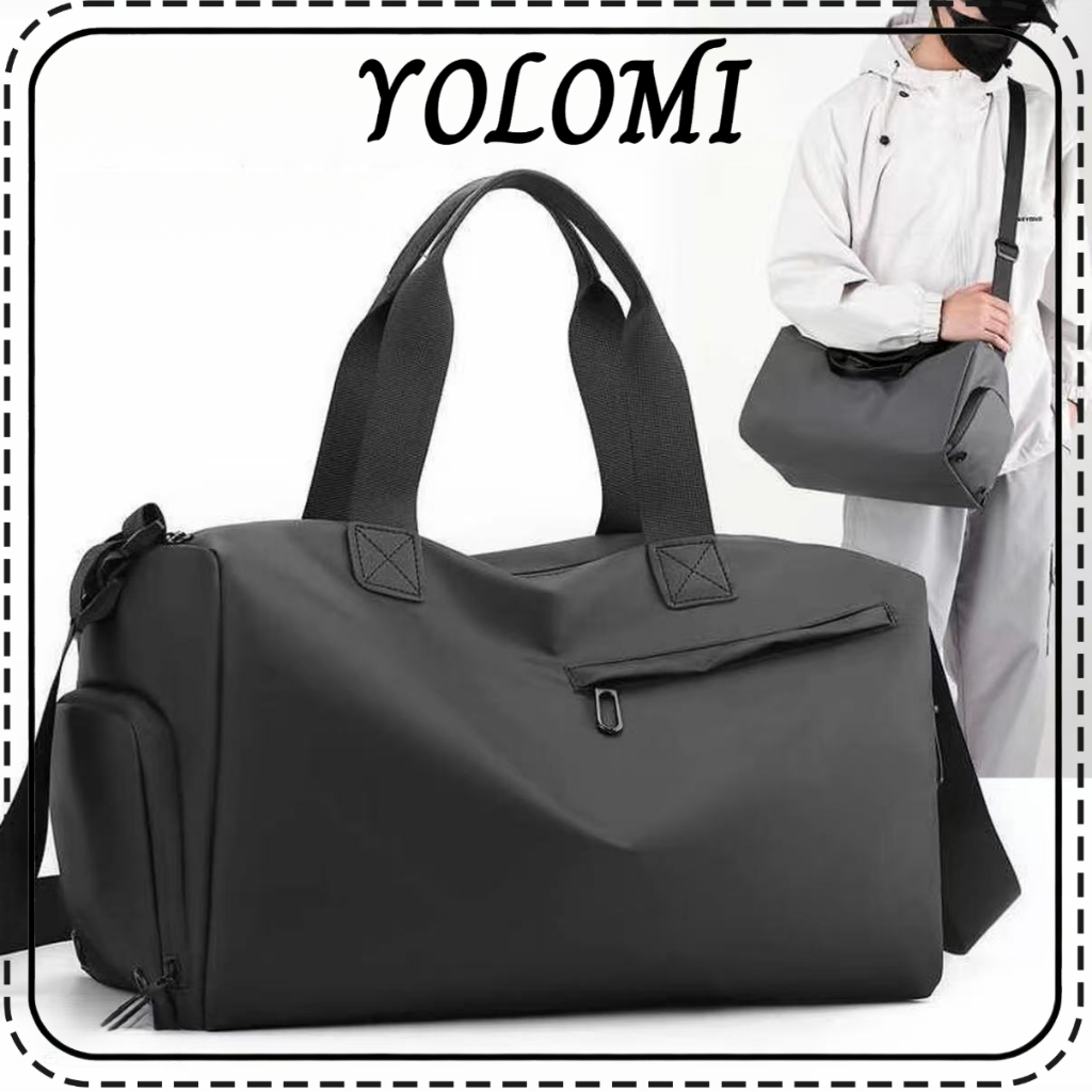 YOLOMI กระเป๋าเดินทางกระเป๋าสะพายกระเป๋ายิม Duffel กระเป๋าเดินทางกันน้ํากีฬากระเป๋าเดินทาง Duffel
